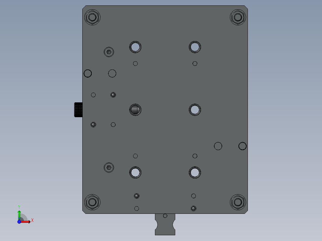 钻床夹具模型