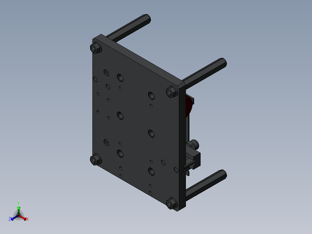 钻床夹具模型