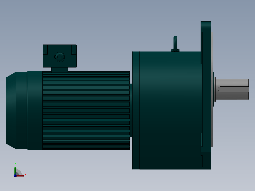 CV-50-2200-50～100立式三相铝壳(刹车)马达减速机[CV-50-2200-50-G3]