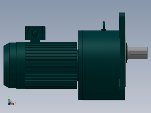 CV-50-2200-50～100立式三相铝壳(刹车)马达减速机[CV-50-2200-50-G3]缩略图