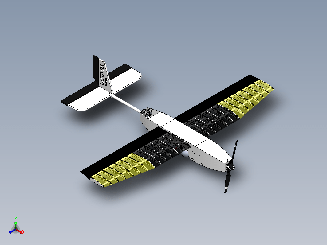 无人机航模结构 SAFITURK