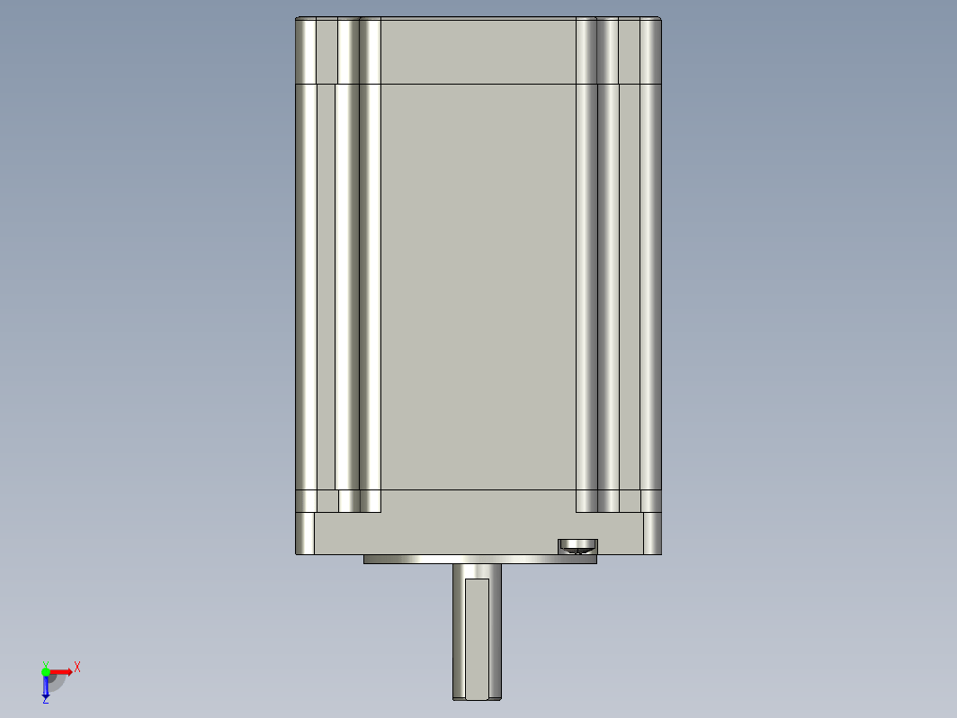 YK60HB86-04A  60mm两相步进电机（3D）