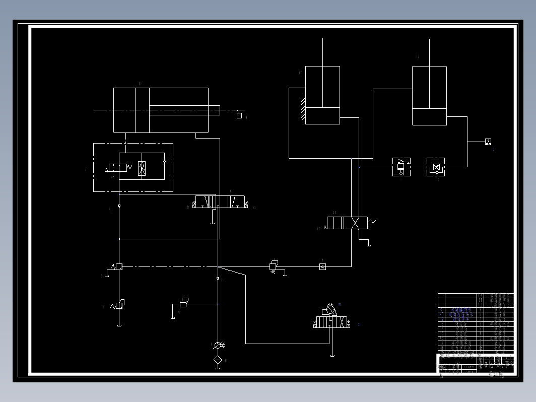 全液压钻机液压系统设计与PLC控制+CAD+说明书