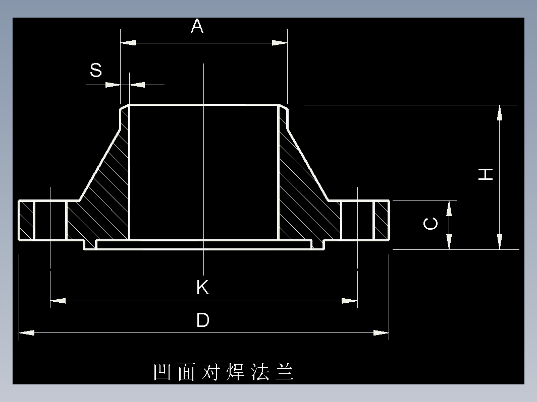 凹面对焊法兰