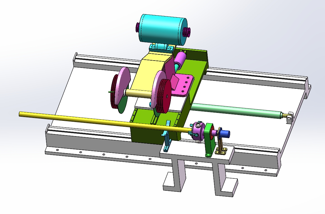 棒料定长切割机三维SW2013带参+CAD+说明书