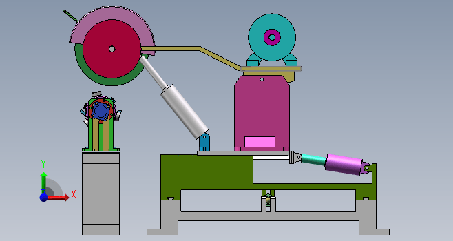 棒料定长切割机三维SW2013带参+CAD+说明书