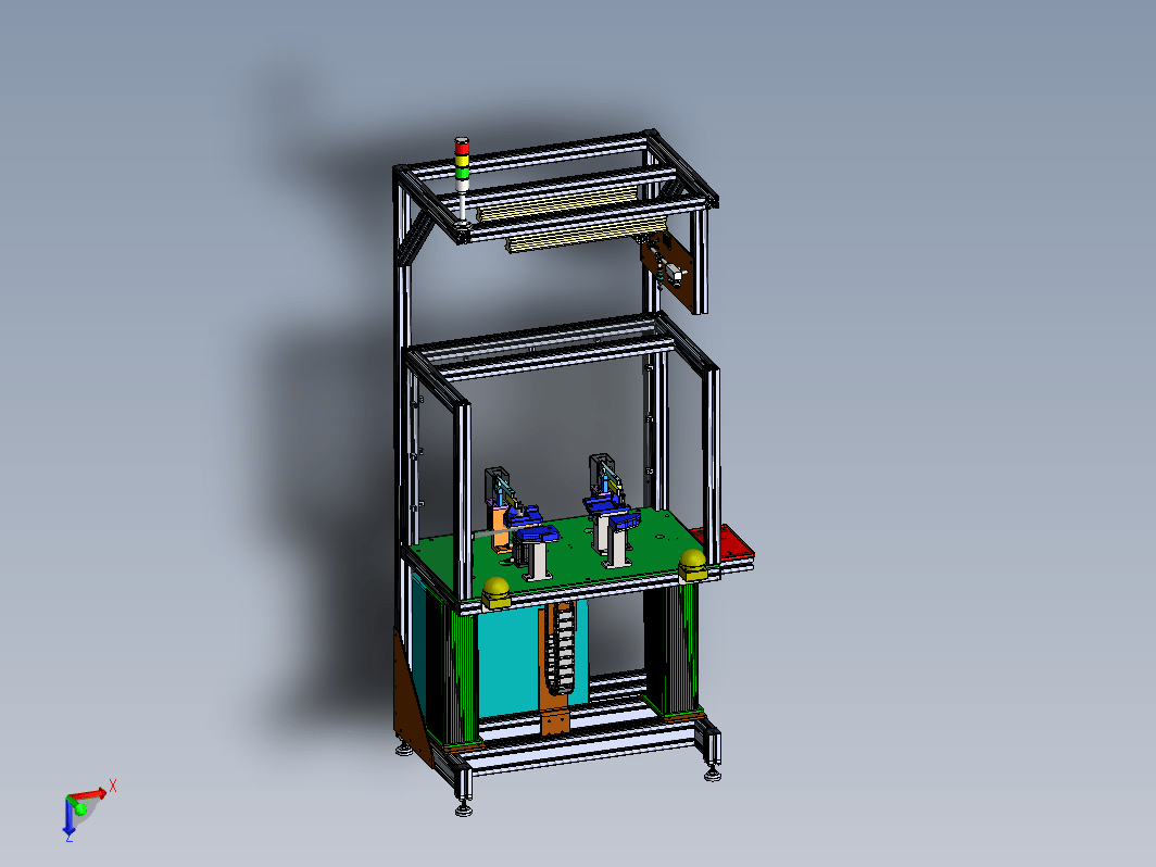 膝盖挡板工作站