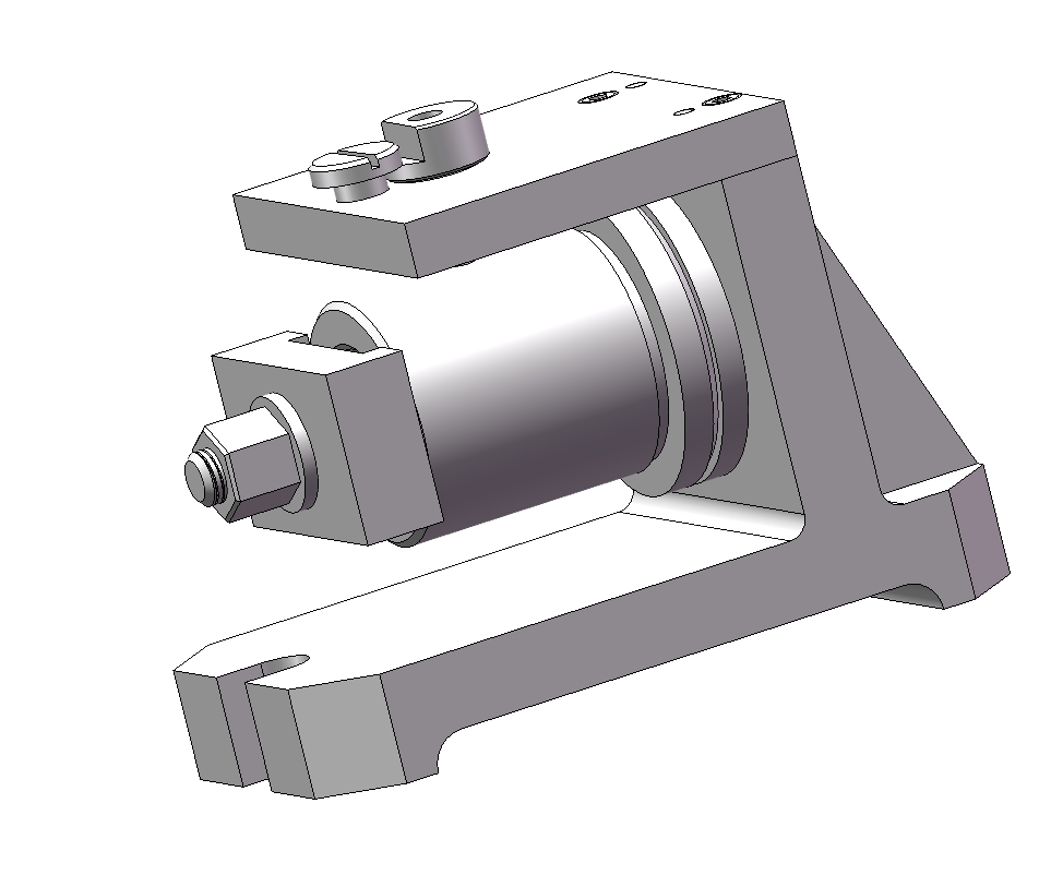 轴承套钻孔夹具三维SW2016带参+CAD+说明书