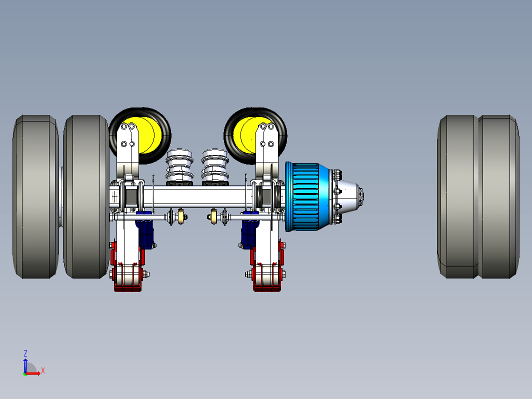 车轴和悬架结构 axle and suspensions