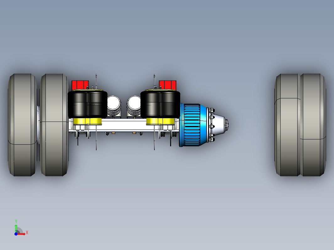 车轴和悬架结构 axle and suspensions