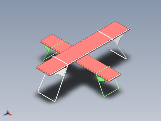 Solid Works 家具设计：现代木桌 2缩略图