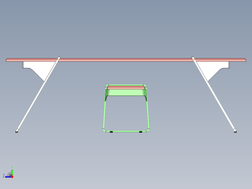 Solid Works 家具设计：现代木桌 2缩略图