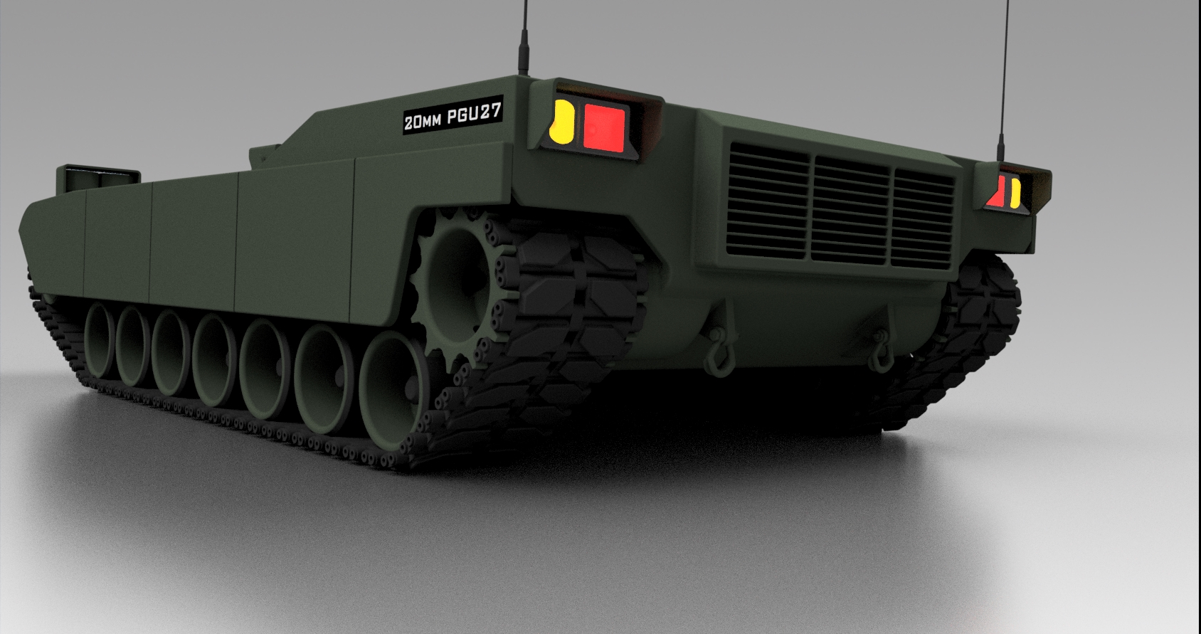 Tanque M1坦克底盘玩具模型