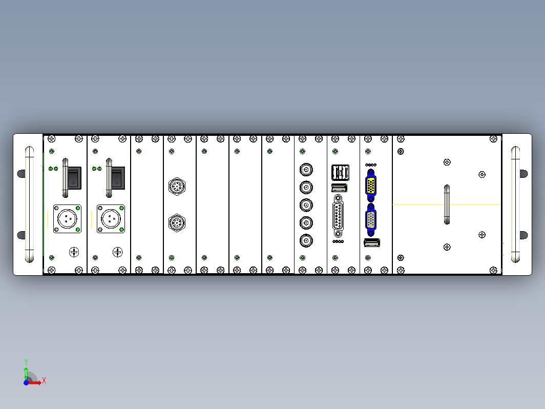 19寸标准上架3U插箱