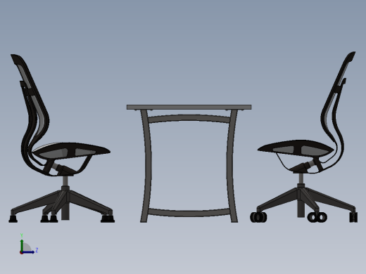 办公桌-06办公套件缩略图