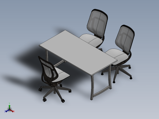 办公桌-06办公套件缩略图