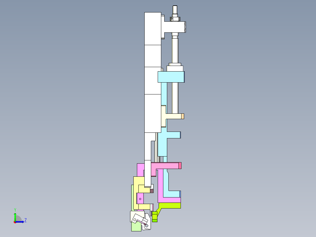 插件机推料机构