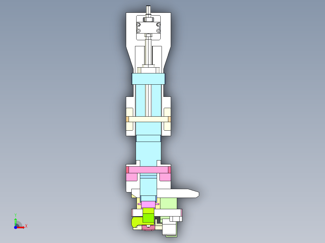 插件机推料机构