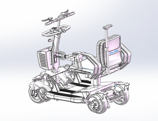 便携代步车的机构设计-三维图三维SW2020带参+CAD+说明书缩略图