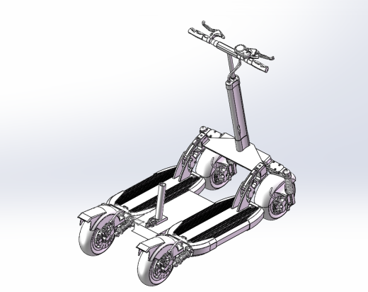 便携代步车的机构设计-三维图三维SW2020带参+CAD+说明书缩略图
