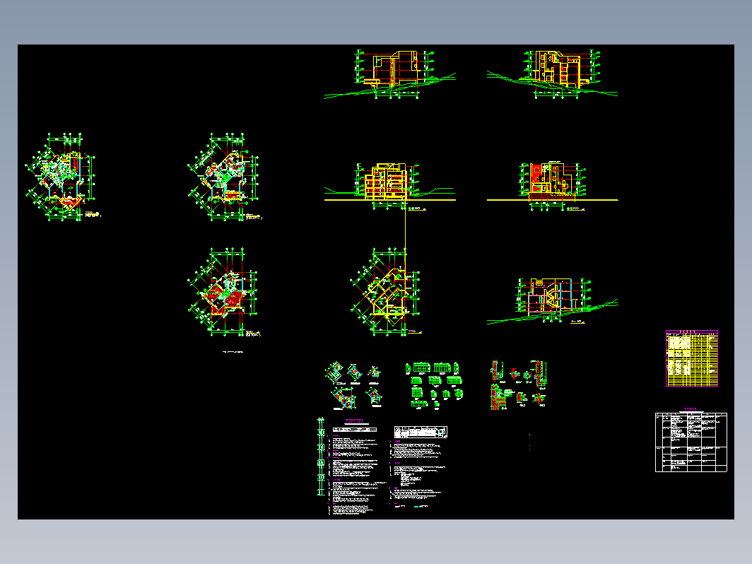 别墅排屋CAD-c1g