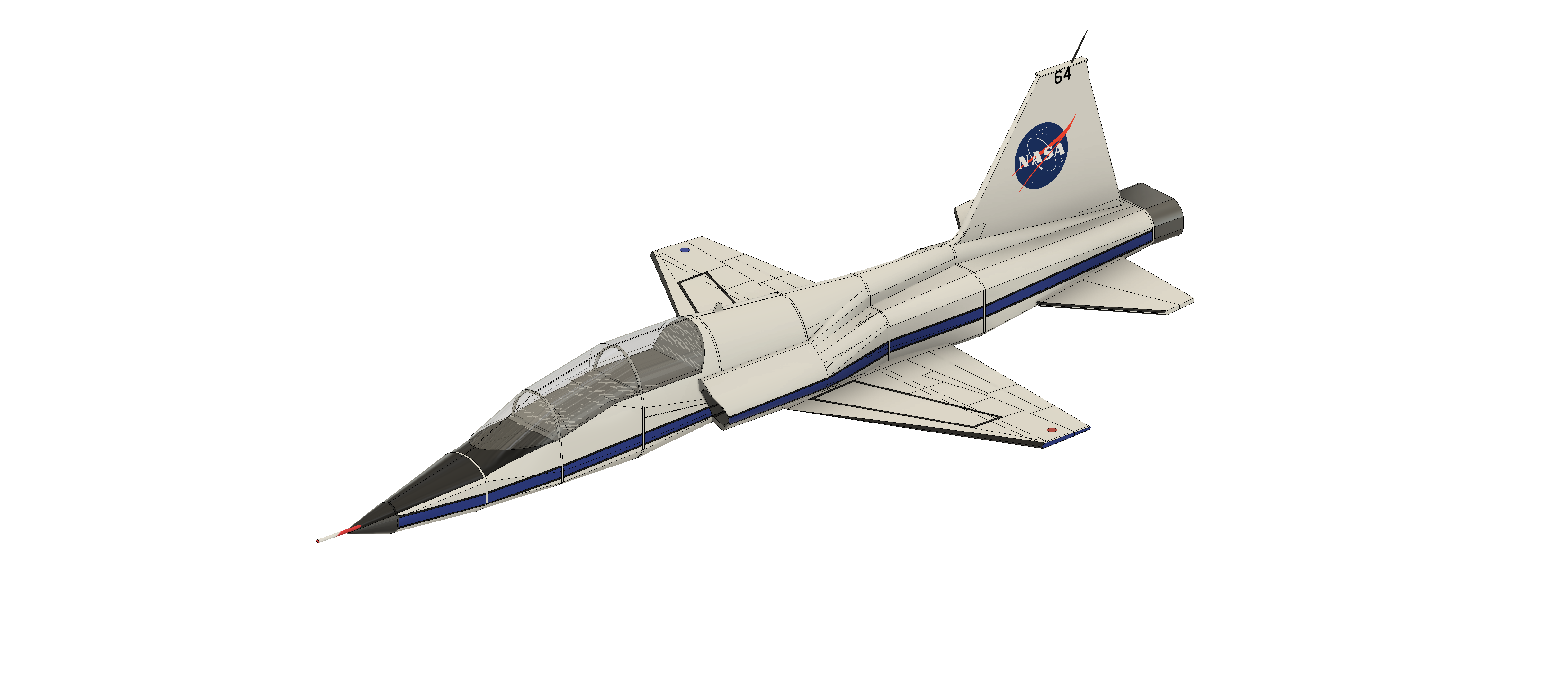 NASA T38禽爪(Talon)教练机飞机