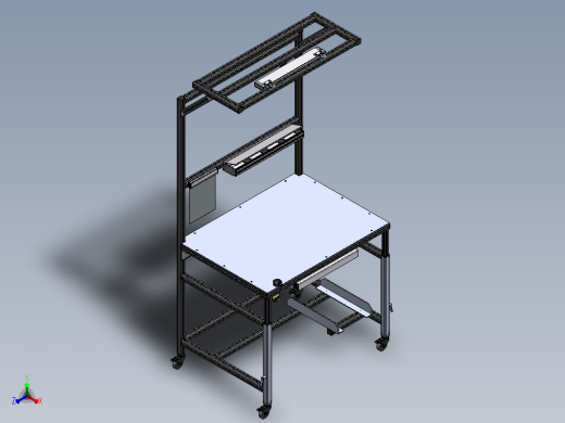 工作台可调节尺寸 L1080mm l=800mm