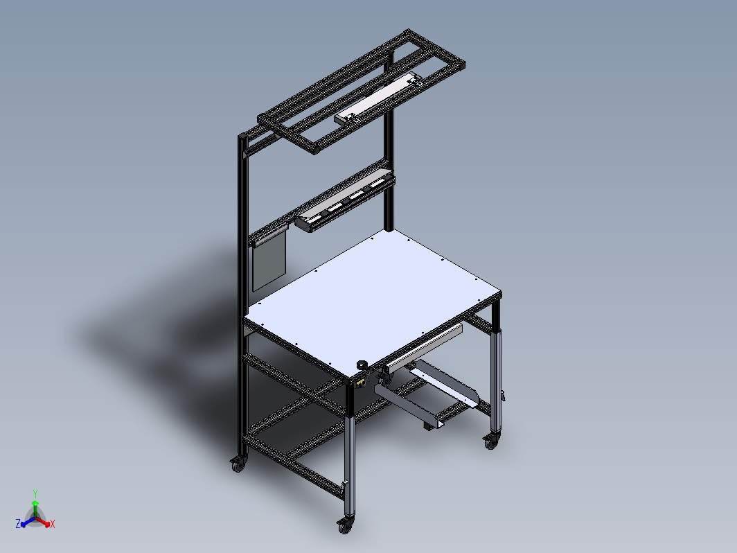 工作台可调节尺寸 L1080mm l=800mm