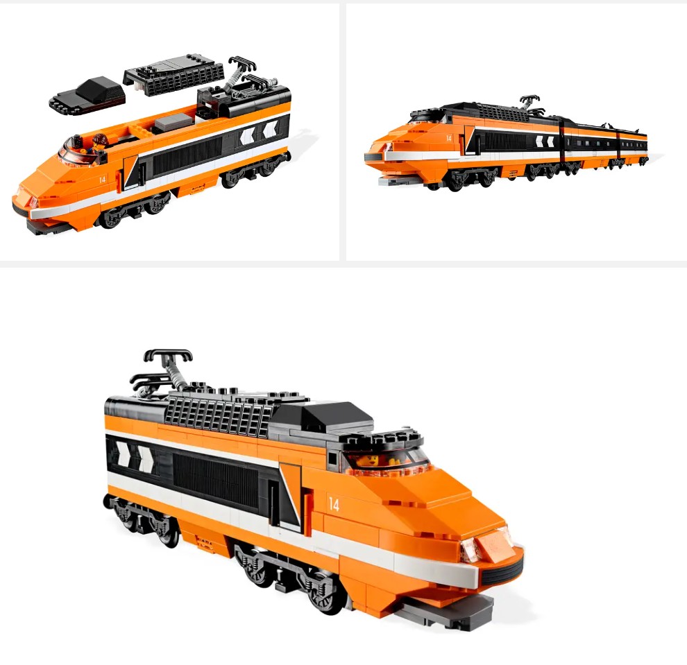 天际列车立体拼装模型