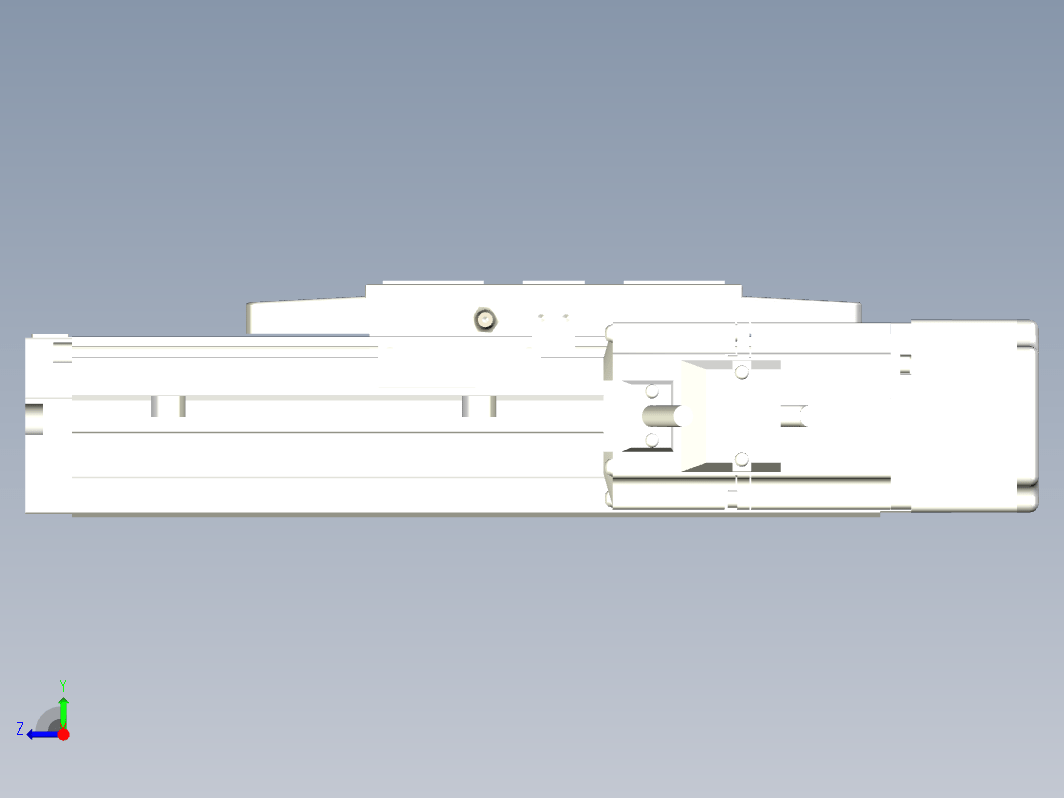 轨道内嵌式螺杆滑台KGH12-50-BR-400W-C4