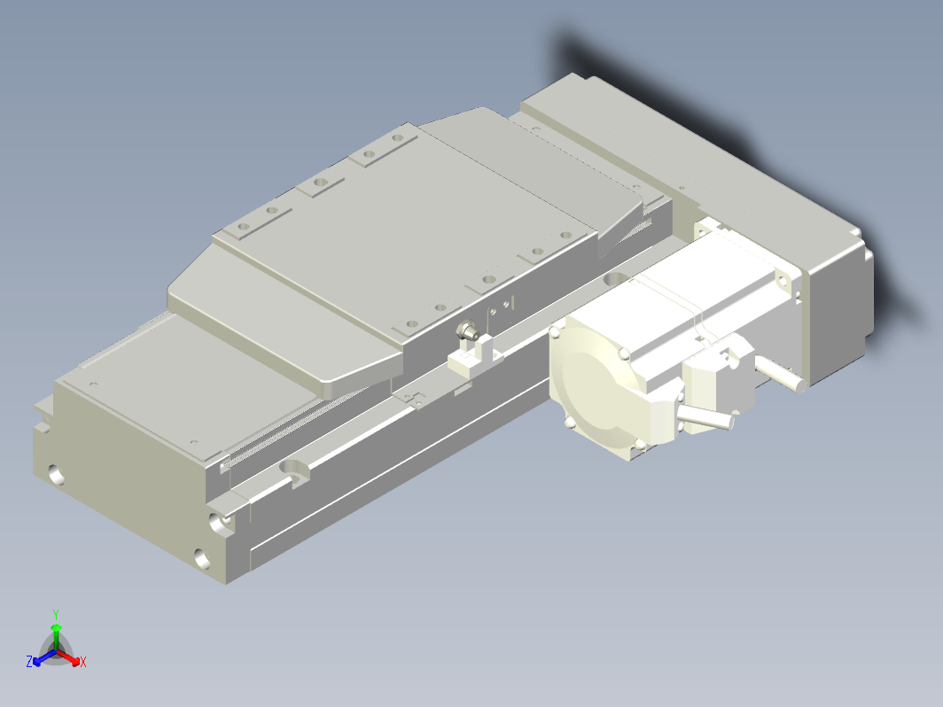 轨道内嵌式螺杆滑台KGH12-50-BR-400W-C4