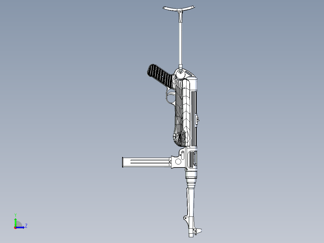 【2172】MP38（40）冲锋枪（施迈瑟冲锋枪）ug