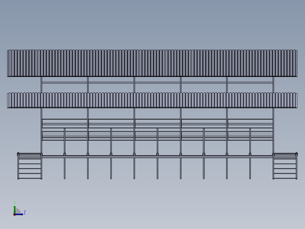 鸡舍，鸡笼有5米x24米