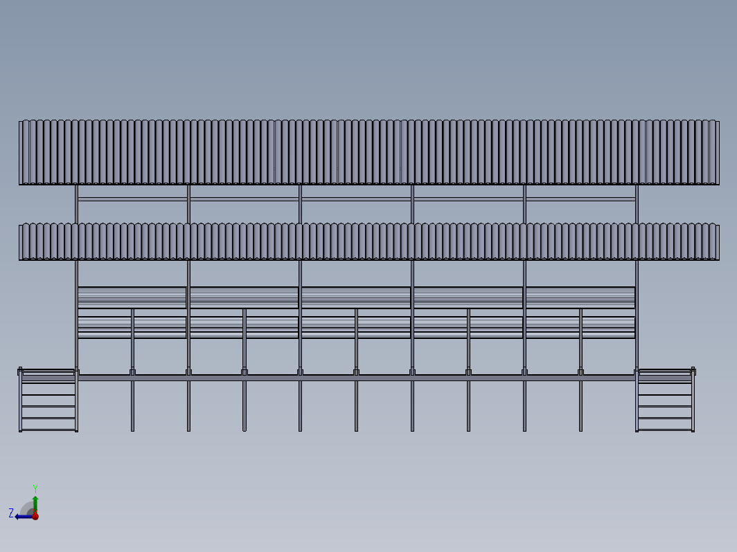 鸡舍，鸡笼有5米x24米