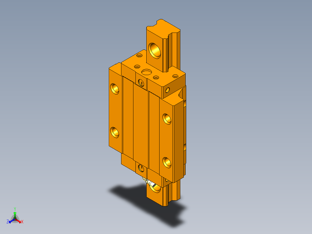 直线导轨23D图-CSK LMG30
