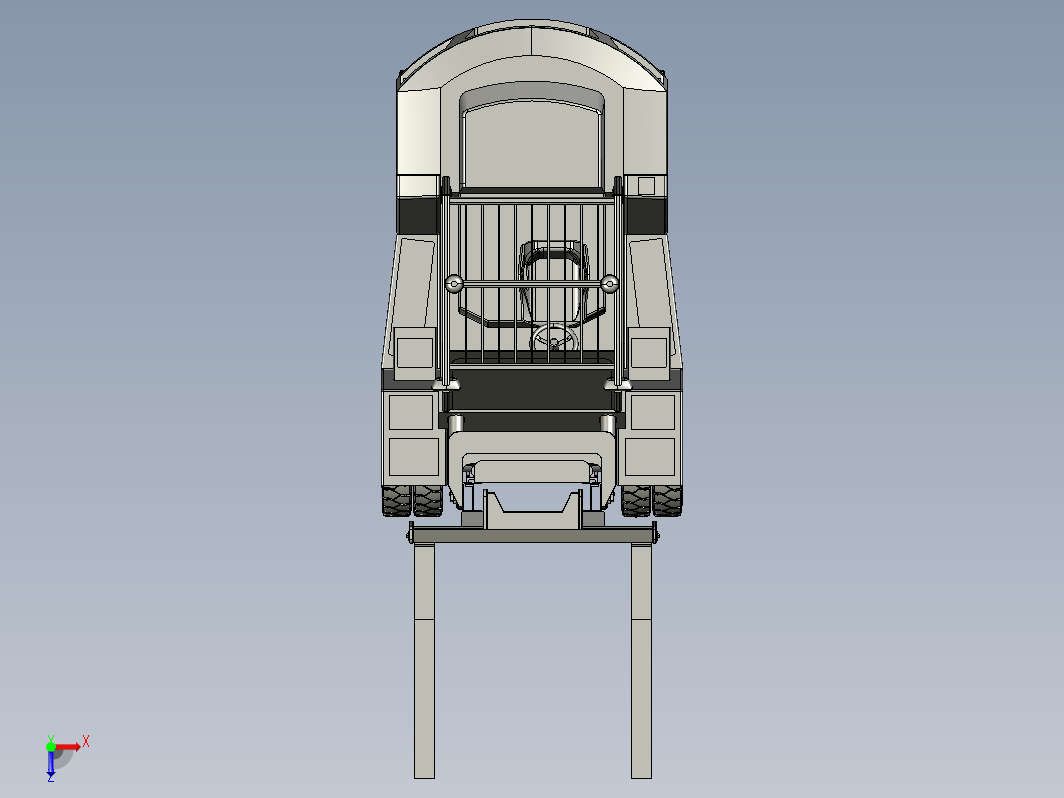 电动叉车模型3D图 Heftruck CAT HP71