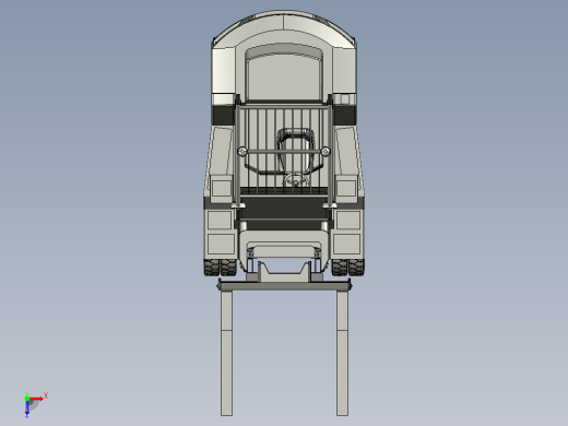 电动叉车模型3D图 Heftruck CAT HP71缩略图