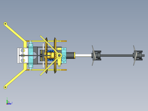 同轴遥控直升机玩具结构 Coaxial RC UW Helicopter缩略图