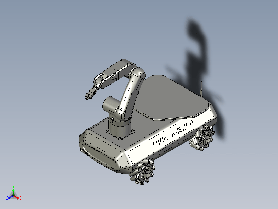 DER ADLER R-06 HKAMEL机器人车外观