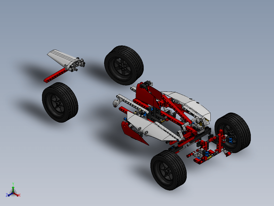 LEGO Formula 1玩具方程式赛车拼装