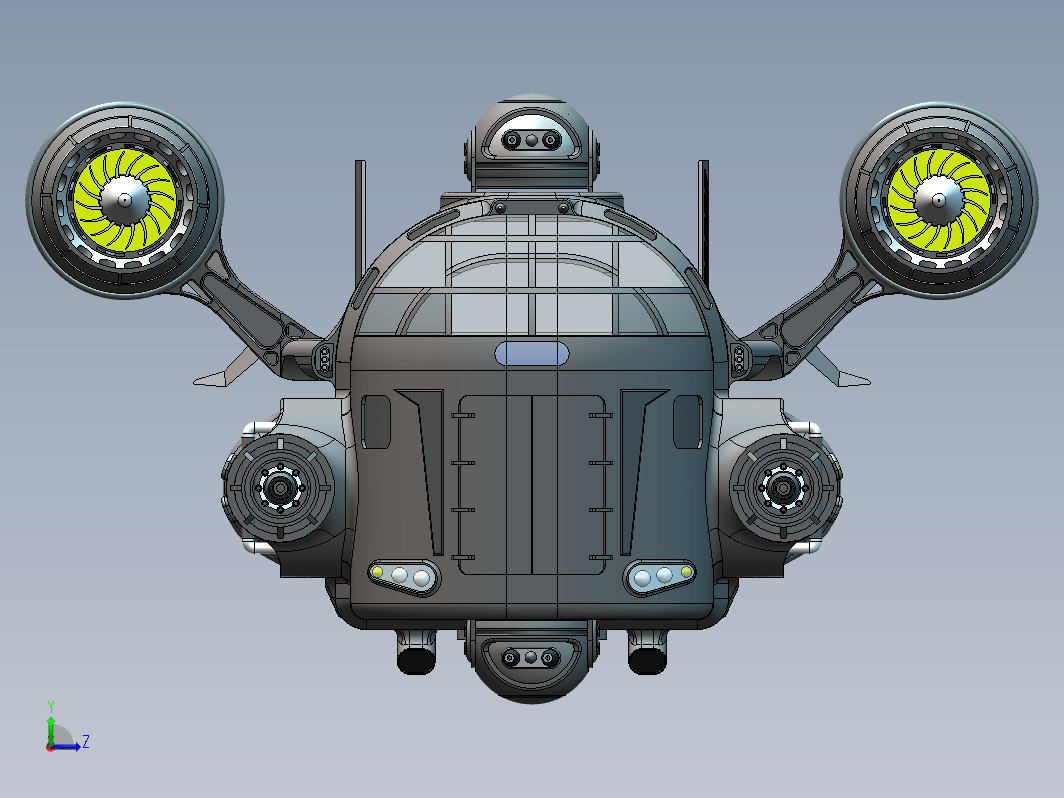 科幻飞行器 Mandalorian Ship