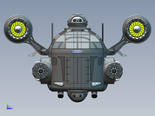 科幻飞行器 Mandalorian Ship缩略图