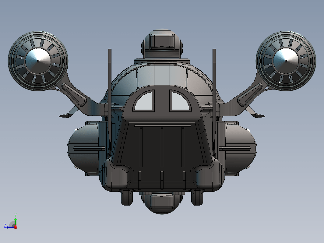 科幻飞行器 Mandalorian Ship