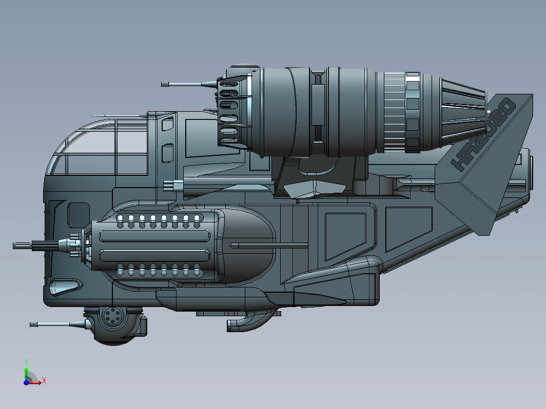 科幻飞行器 Mandalorian Ship