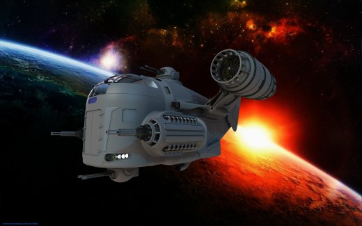 科幻飞行器 Mandalorian Ship缩略图
