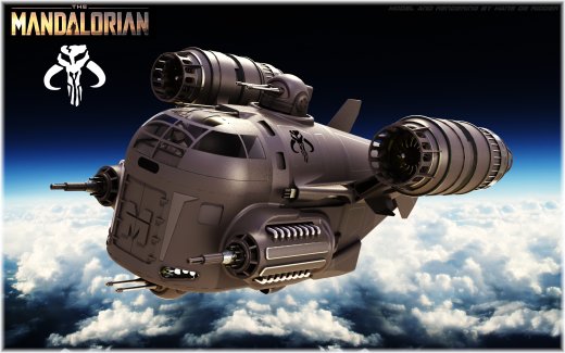 科幻飞行器 Mandalorian Ship缩略图
