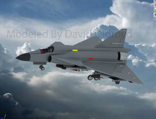 Military Jet喷气式飞机3D数模图纸 Solidworks设计 附STEP IGS缩略图