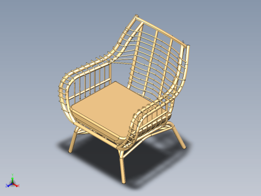lounge chair休闲藤椅缩略图