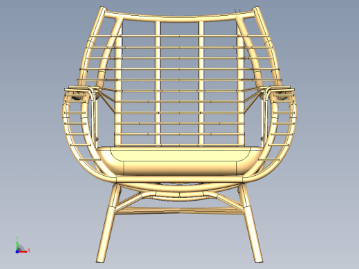lounge chair休闲藤椅缩略图
