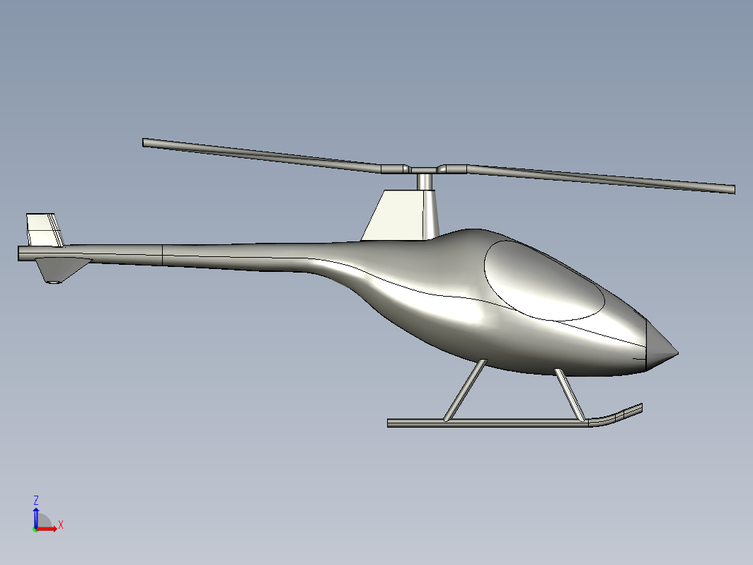 NA 40 邦戈直升机白膜 